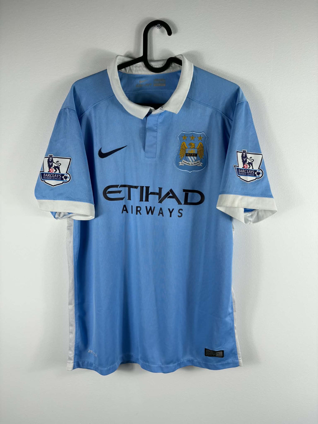 Manchester City 2015/16 hjemmebanetrøje – Kevin De Bruyne #17 L