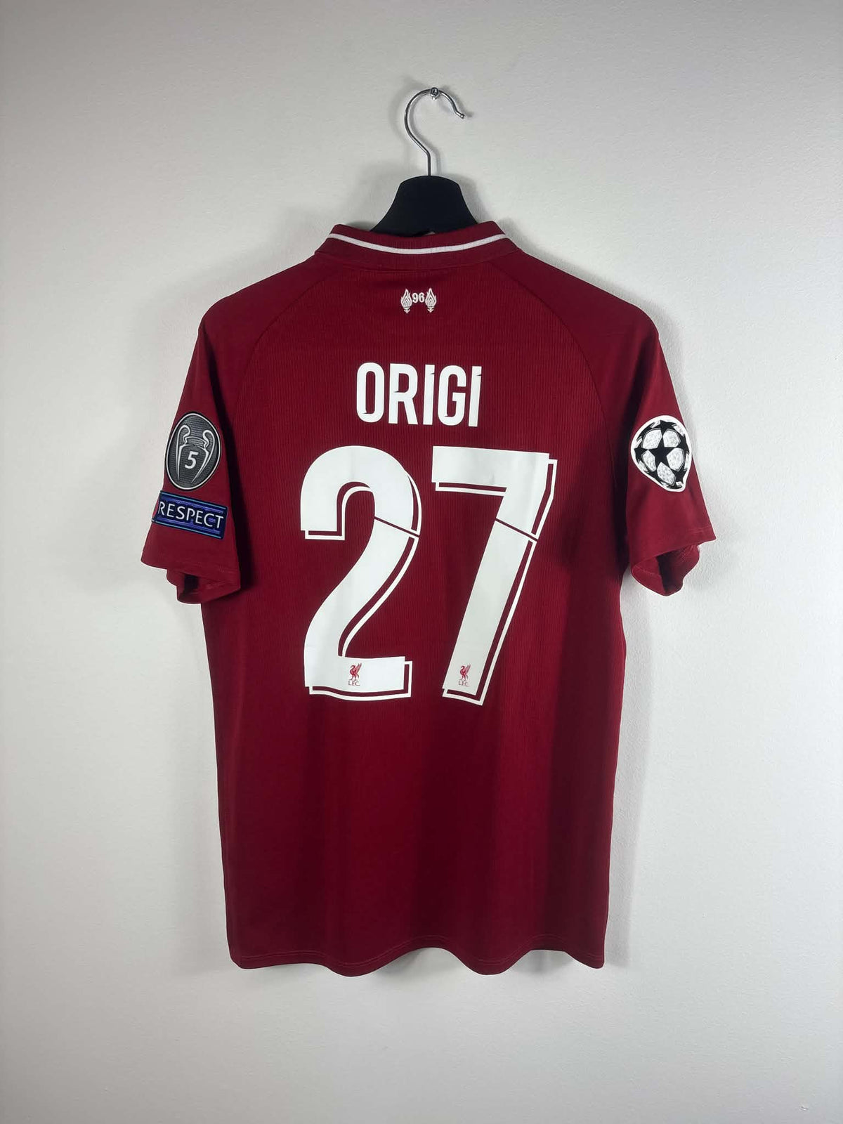 Liverpool 2018/19 hjemmebanetrøje – Divock Origi #27 M