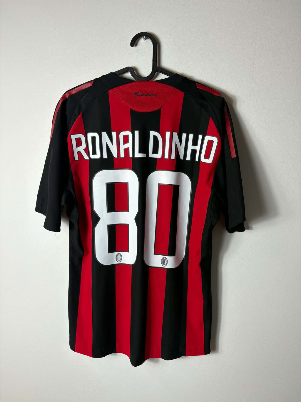 AC Milan 2008/09 Hjemmetrøje – Ronaldinho #80 M