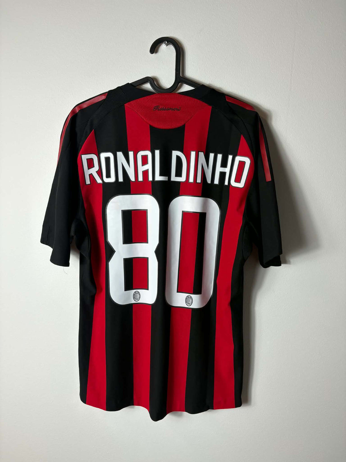 AC Milan 2008/09 Hjemmetrøje – Ronaldinho #80 M