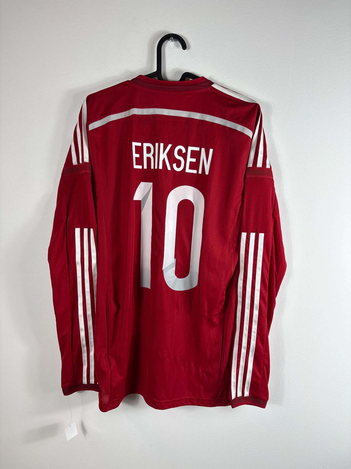 Danmark 2014 hjemmebanetrøje – Christian Eriksen #10 Match Issued M