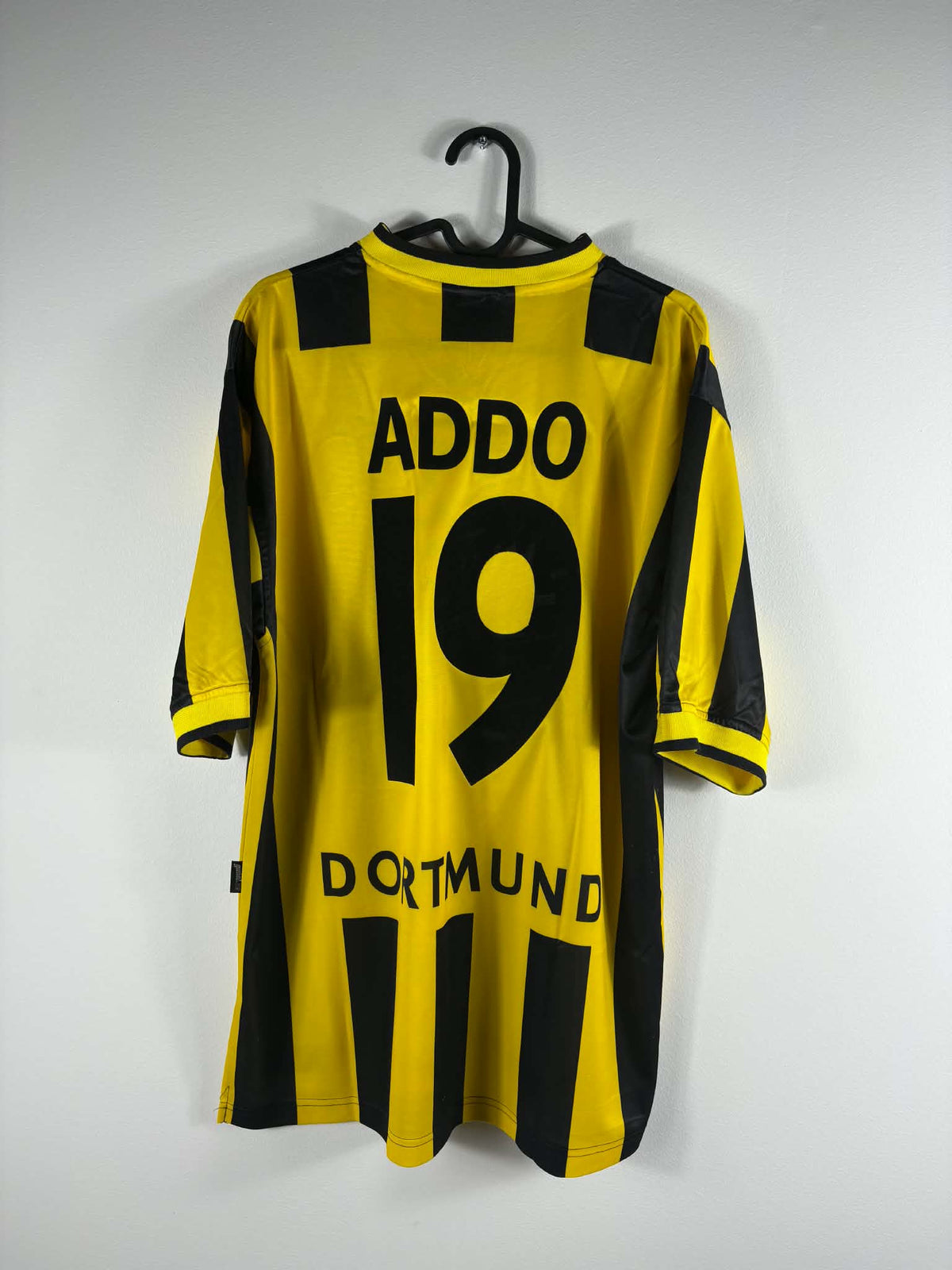 Borussia Dortmund 2001/02 hjemmebanetrøje – Otto Addo #19 M