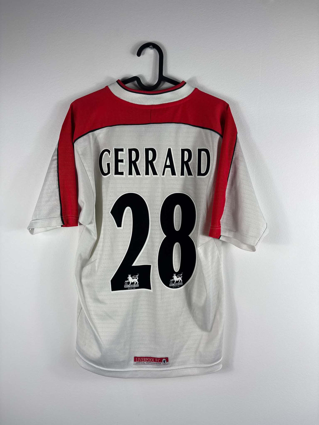 Liverpool 1998/99 udebanetrøje – Steven Gerrard #28