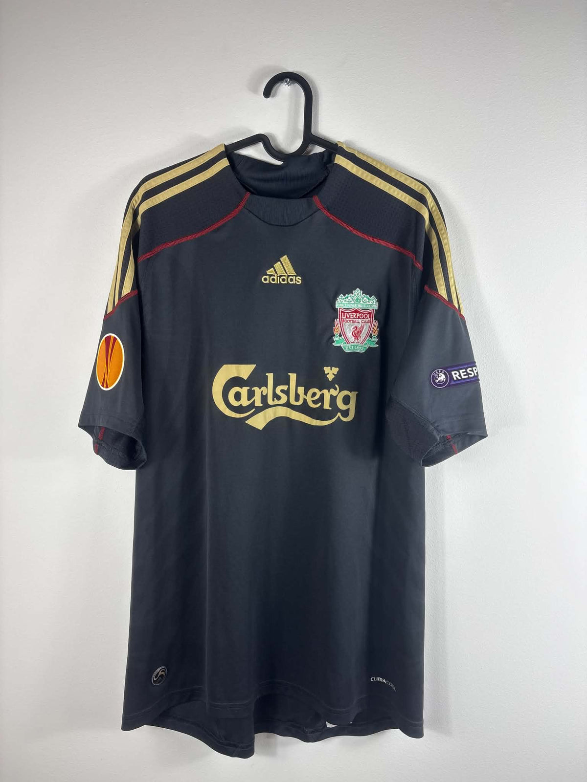 Liverpool 2009/10 udebanetrøje – Daniel Agger #5 L