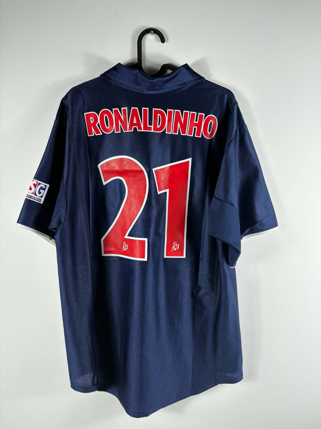 PSG 2001/02 hjemmebanetrøje – Ronaldinho #21 L