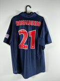 PSG 2001/02 hjemmebanetrøje – Ronaldinho #21 L