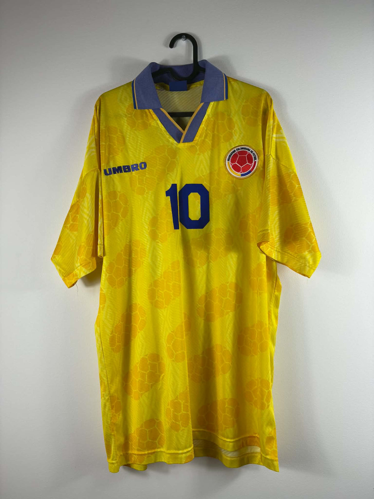 Colombia 1994 hjemmebanetrøje – Carlos Valderrama #10