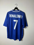 Brasilien 1998–2000 Hjemmetrøje – Ronaldinho #7 L